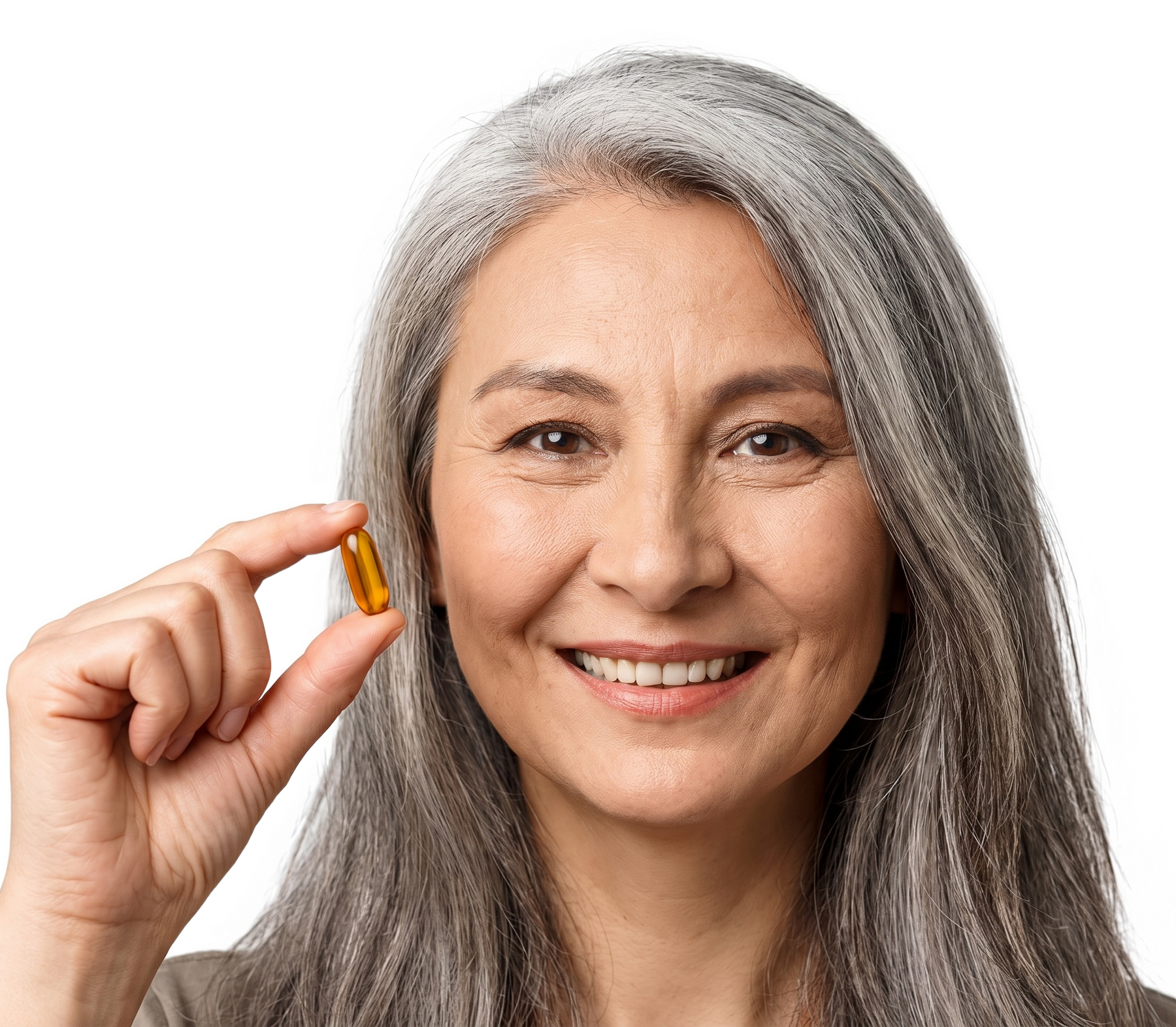 Older man holding a Capsaicin Power pouch